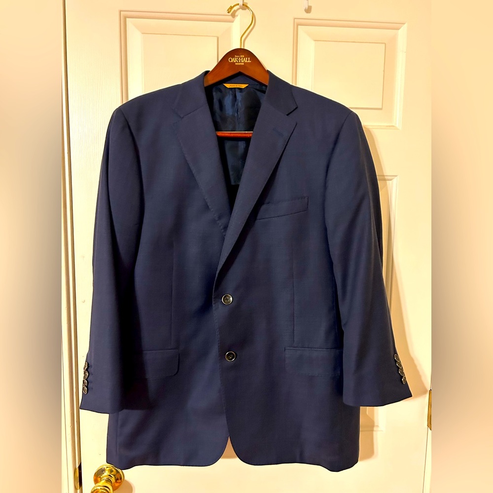 Hickey Freeman Wool unlined blazer look at sleeve length before you make offer